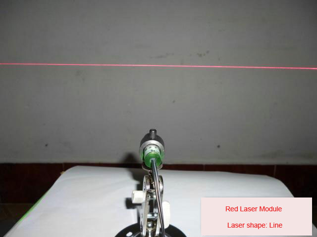 650nm 5mW~200mw Módulo láser rojo Line / Professional level / continue work long time / Industrial positioning / Focus adjustabl